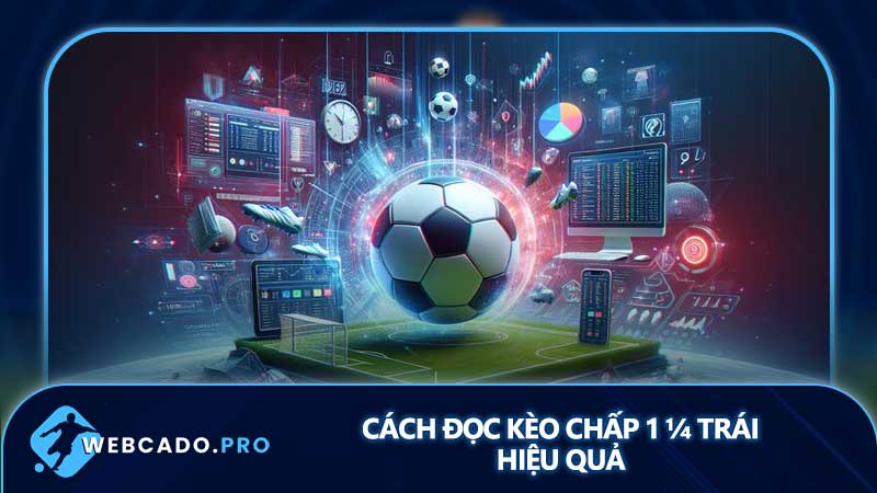 Cách đọc kèo chấp 1 ¼ trái hiệu quả
