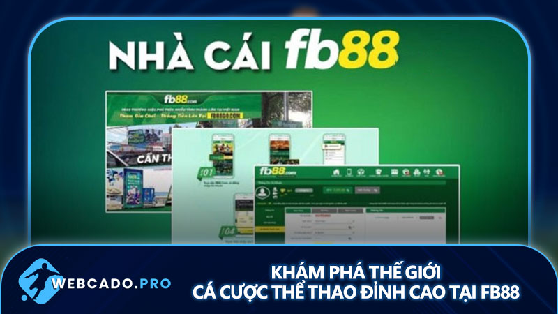 Khám phá thế giới cá cược thể thao đỉnh cao tại FB88