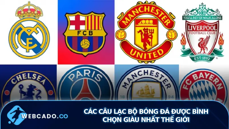 các câu lạc bộ bóng đá giàu nhất thế giới