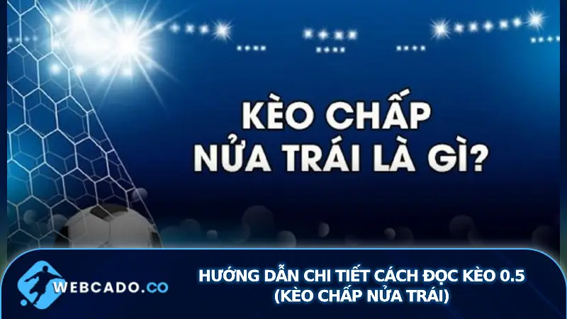Hướng dẫn chi tiết cách đọc kèo 0.5 (kèo chấp nửa trái)