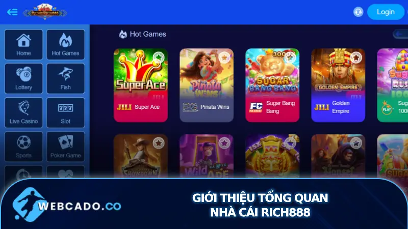 Giới Thiệu Tổng Quan Về nhà cái Rich888