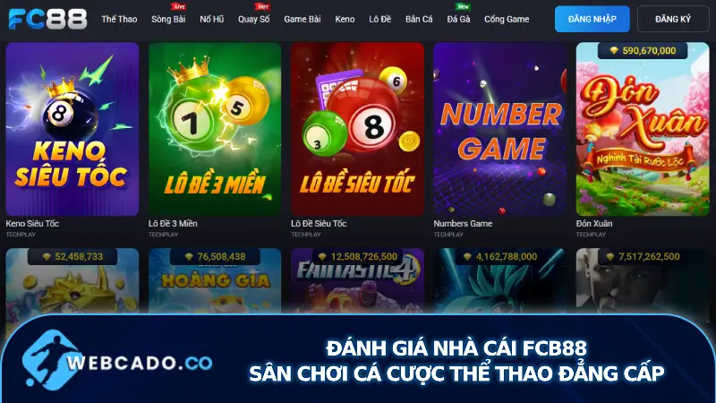 Dịch Vụ Cá Cược Thể Thao Tại FCB88