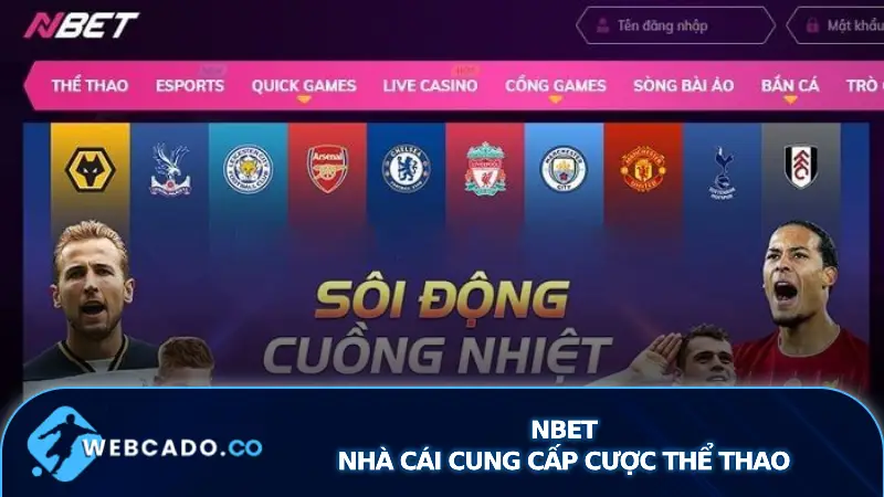 NBET Nhà cái cung cấp cược thể thao