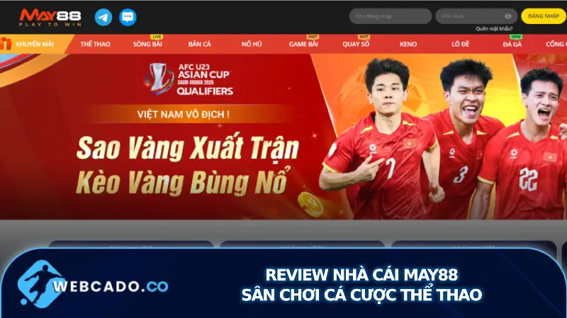 Review Nhà cái May88: Sân chơi cá cược thể thao