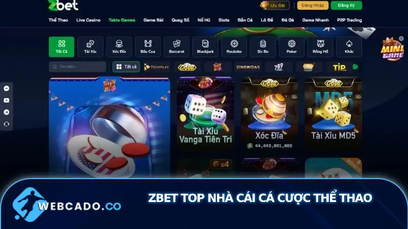 Zbet là Top Nhà Cái Cá Cược Thể Thao