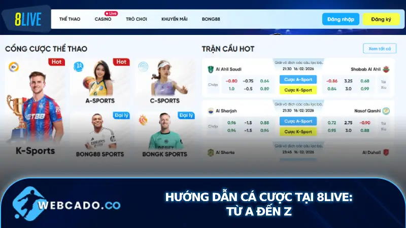 Tổng quan về Nhà Cái 8live