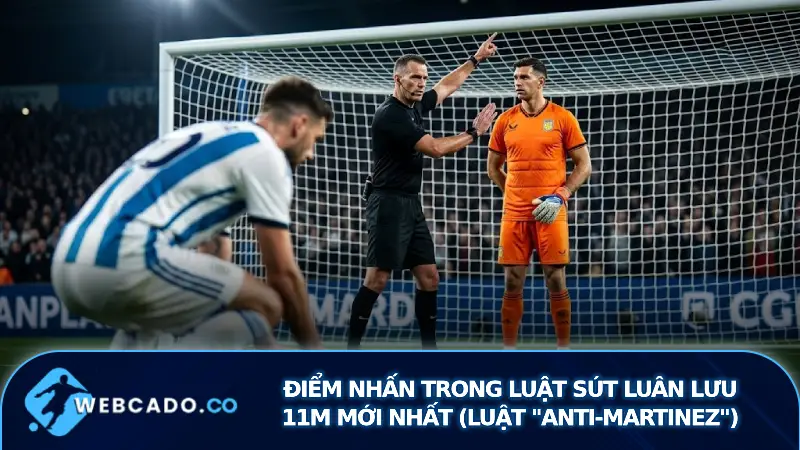 Điểm nhấn trong luật sút luân lưu 11m mới nhất