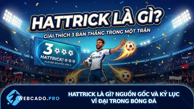 Hattrick Là Gì? Nguồn gốc và kỷ lục vĩ đại trong bóng đá