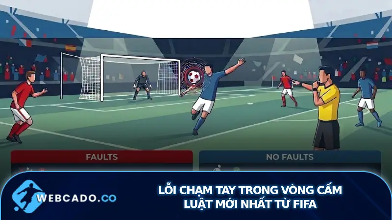 Lỗi Chạm Tay Trong Vòng Cấm Luật Mới Nhất Từ FIFA