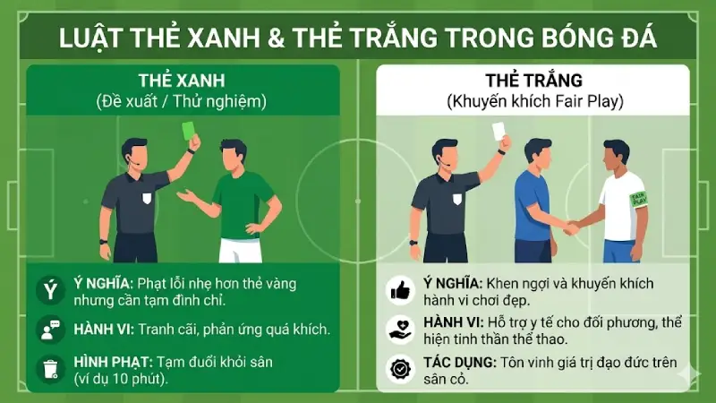 Thẻ trắng trong bóng đá là gì?