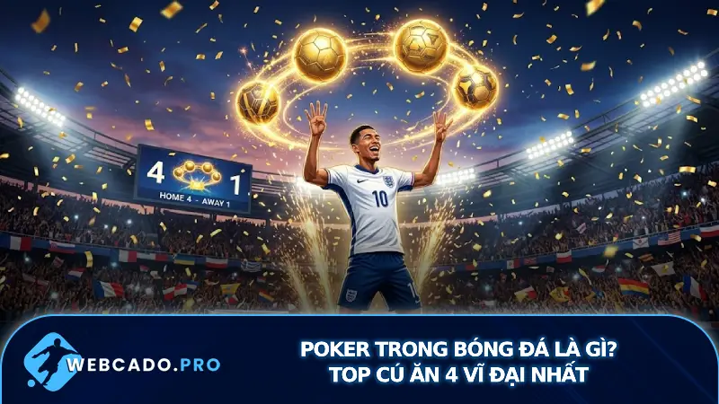 Poker Trong Bóng Đá Là Gì? Top Cú Ăn 4 Vĩ Đại Nhất